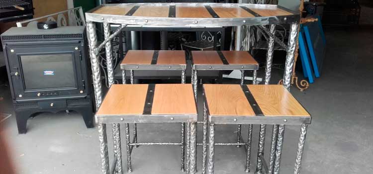 Horno de forja para el salon